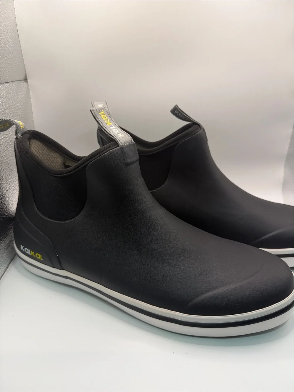 Kamik Men's Mariner Max Waterproof Slip-On Rain/ Mariner Boots in Black